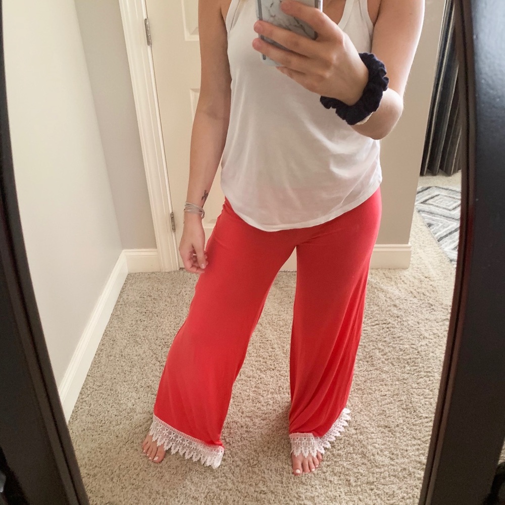 Flared soft pants - Picture 5 of 7